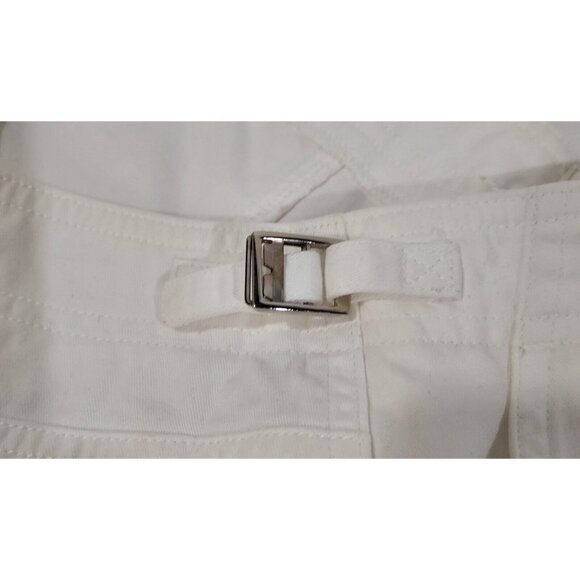 Lauren Ralph Lauren White Denim Cotton Golf Shorts 4 Petite 28Waist Vintage 90's - Picture 7 of 10